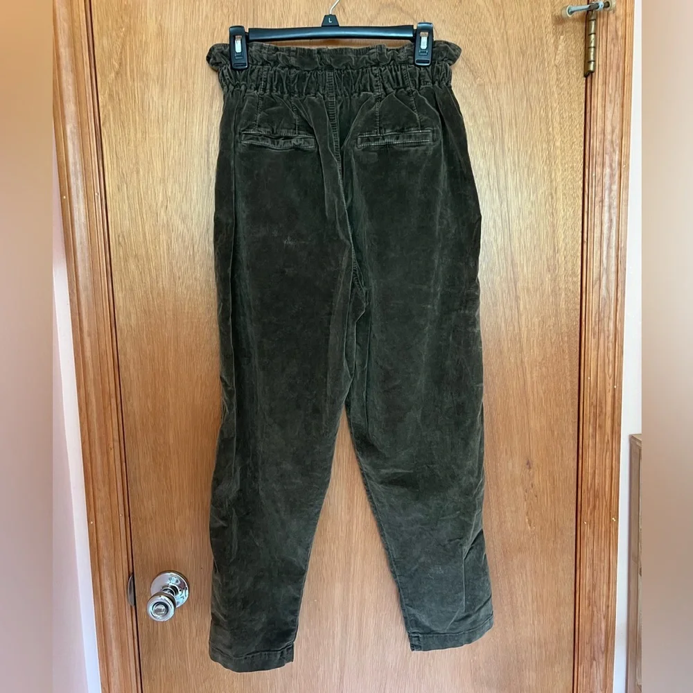 Free People Margate Corduroy paperbag waist pants